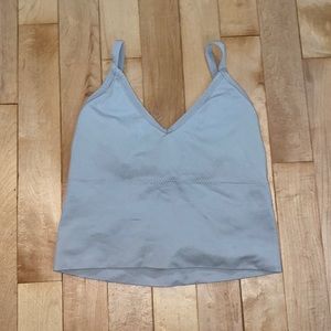 Open back athletic tank top